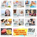 Antonki 2 Pack Digital Timer for Kids, Magnetic Countdown Kitchen Timers for Cooking, Egg, Classroom, Teacher, Exercise, Study, Oven - Battery Included