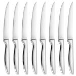 Steak Knife Set of 8, Serrated Steak Knife, Kitchen Steak Knives, Steak Knives Dishwasher Safe, Stainless Steel Knives