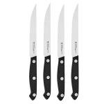 HENCKELS Prime Razor-Sharp Steak Knife Set of 4, German Engineered Informed by 100+ Years of Mastery,Black