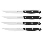 HENCKELS Prime Razor-Sharp Steak Knife Set of 4, German Engineered Informed by 100+ Years of Mastery,Black