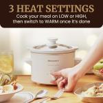 Elite Gourmet MST-250XW Electric Slow Cooker Pot