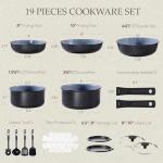 CAROTE 19PC Non-Stick Ceramic Cookware Set