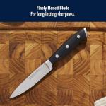 HENCKELS Forged Accent Razor-Sharp 2-pc Paring Knife Set, German Engineered Informed by 100+ Years of Mastery,Black