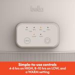 Bella 6 Qt Programmable Slow Cooker with Stoneware