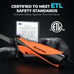 KastKing Speed Demon 110v Electric Fillet Knife, Precision Cut with High Torque Motor, ETL Certified Safety, Balanced Lightweight Handle, 2 Sets of Stainless-steel Blades