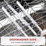 Prikoi Electric Knife - Carving Knife Set, Easy-Slice Serrated Edge Blades for Meat, Bread, Turkey, Ribs, Fillet, DIY, Ergonomic Handle + 2 Blades for Raw & Cooked Food New Upgrade(Faux Wood)