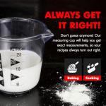 Chef Craft Select Plastic Measuring Cup, 1 Cup Capacity, Clear