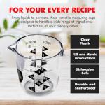 Chef Craft Select Plastic Measuring Cup, 1 Cup Capacity, Clear