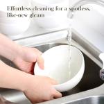 MALACASA 26 Oz Porcelain Soup Bowls Set of 4, White Ceramic Bowls for Kitchen, Cereal Bowl for Oatmeal, Fruit, Salad, Ramen and Rice Bowl -Dishwasher & Microwave Safe Bowls