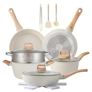 16-Piece Nonstick Cookware Pots and Pans Set