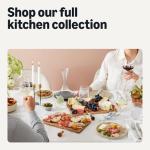 Amazon Basics Glazed Stoneware Dinner Plates, Ceramic 4-Piece Set, Microwave and Dishwasher-Safe, 10.5 in., Linen Gray