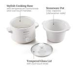 Elite Gourmet MST-250XW Electric Slow Cooker Pot