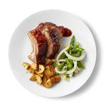 Corelle Vitrelle 18-Piece Service for 6 Dinnerware Set Triple Layer Glass and Chip Resistant, Lightweight Round Plates and Bowls Set, Winter Frost White