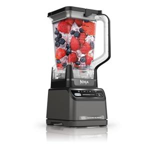 Ninja Professional Blender | Smoothie Blender, Drink Mixer, Grinder, Ice Crusher | Total Crushing™ Technology, Auto-iQ™ Smart Presets, Professional 1200W Power, XL 72oz Pitcher | Dark Grey | BR201AMZ