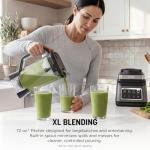 Ninja BN751 Professional Plus DUO Blender, 1400 Peak Watts, 3 Auto-IQ Programs for Smoothies, Frozen Drinks & Nutrient Extractions, 72-oz. Total Crushing Pitcher & (2) 24 oz. To-Go Cups, Black