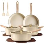 CAROTE 14-Piece Nonstick Ceramic Cookware Set