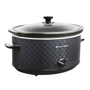 West Bend 6-Quart Slow Cooker with Glass Lid