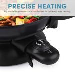 Aroma Housewares AEW-307 Electric Wok, 5 Qt, Black.