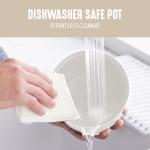 GreenLife Rice Cooker with Removable PFAS-Free Ceramic Nonstick Pot, 3-Cups Uncooked/6-Cups Cooked, Grains & Oatmeal Multicooker, Compact One-Switch Design, Auto Keep Warm, Easy Clean, Cream