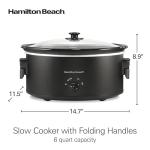 Hamilton Beach 6 Quart Slow Cooker with Lid