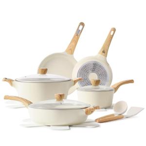 SENSARTE 14-Piece Non-Stick Ceramic Cookware Set