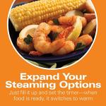 Hamilton Beach Digital Electric Food Steamer & Rice Cooker for Quick, Healthy Cooking for Vegetables and Seafood & Dual Breakfast Sandwich Maker with Timer, Silver (25490A)