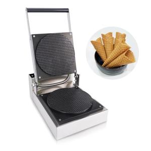 Amber Bake Commercial Waffle Cone Maker Digital Time & Temp Control, Heavy-Duty, Even Heat Cast-Aluminum Plates, for cafés