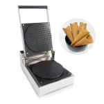 Amber Bake Commercial Waffle Cone Maker Digital Time & Temp Control, Heavy-Duty, Even Heat Cast-Aluminum Plates, for cafés