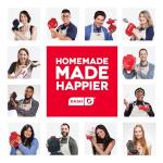 Dash Mini Waffle Maker- Compact Electric Iron for Creative Homemade Treats - Nonstick Surface - Easy-to-Clean - Perfect for Kids & Families - Red