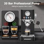 Spacekey 20 Bar Espresso Machine with Milk Frother