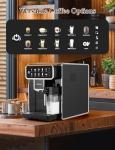 Automatic Espresso Machine with Grinder and Frother