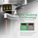 URintells Touchscreen Espresso Machine with Milk Frother