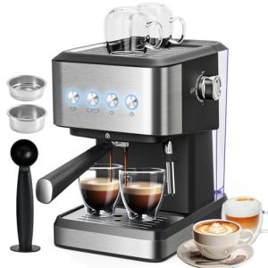 Vaparinckl Espresso Machine with Milk Frother