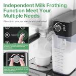 URintells Touchscreen Espresso Machine with Milk Frother