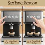 Vaparinckl Espresso Machine with Milk Frother