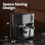 JZ.CAFE 20 Bar Espresso Machine with Milk Frother