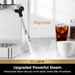 CHULUX Espresso Machine with Milk Frother & Pump