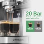 URintells Touchscreen Espresso Machine with Milk Frother