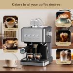 Vaparinckl Espresso Machine with Milk Frother