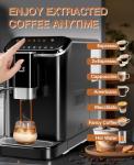 CABIHOME Automatic Espresso Machine with Milk Frother
