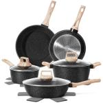 12-Piece Non-Stick Granite Cookware Set