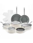 Nonstick Ceramic Healthy Cookware Set - 12 Pcs