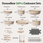 26-Piece Non-Stick Ceramic Cookware Set