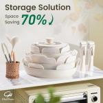 19-Piece Non-Toxic Ceramic Cookware Set