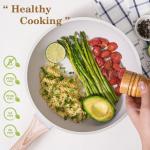 SODAY 12-Piece Nonstick Cookware Set with Frying Pans