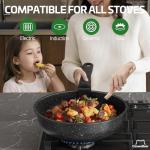 OzawaBear 26-Piece Non-Stick Ceramic Cookware Set