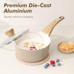 SENSARTE Nonstick Ceramic Cookware Set, 26 Pcs