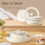 GiPP 21-Piece Nonstick Ceramic Cookware Set