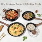 25-Piece Nonstick Ceramic Pots and Pans Set