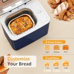 21-in-1 Programmable Bread Machine with Nonstick Pan